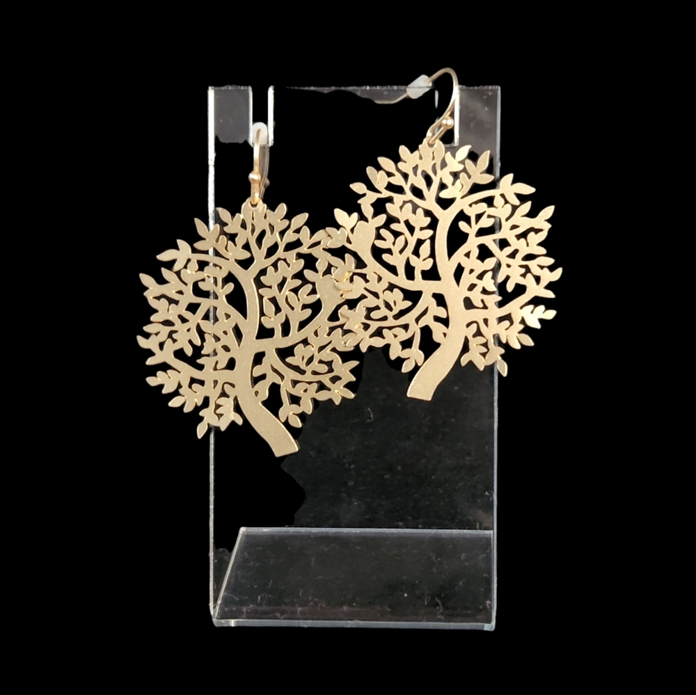 ITS sense Tree of life Filigree Drop Earring Set A Striking Yet Lightweight